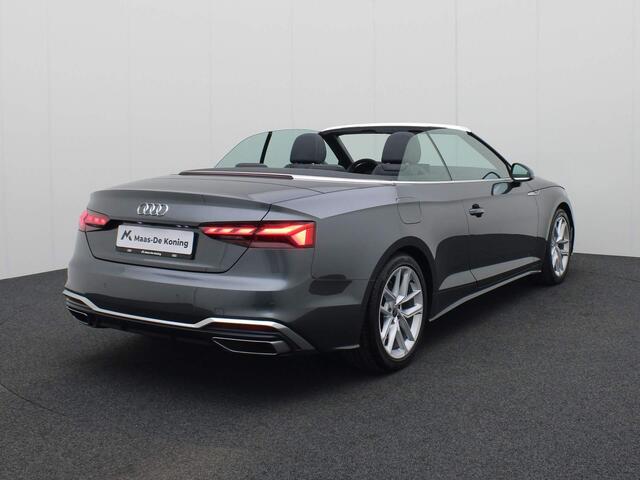 Audi A5 Cabriolet 35 TFSI/150PK S edition · Drive select · Leder/Alcantara · Parkeersensoren + camera · Garantie tot april 2028 of 100000km.