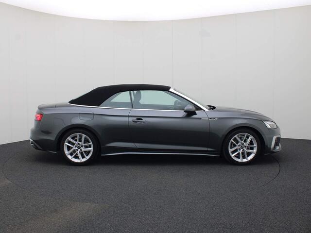 Audi A5 Cabriolet 35 TFSI/150PK S edition · Drive select · Leder/Alcantara · Parkeersensoren + camera · Garantie tot april 2028 of 100000km.