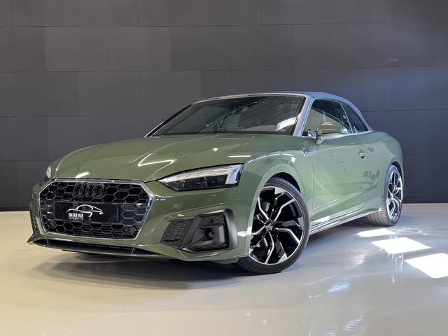 Audi A5 Cabriolet 35 TFSI 2x S-Line Automaat | District Green | Matrix Full LED | Carplay | Camera | Stoelverwarming