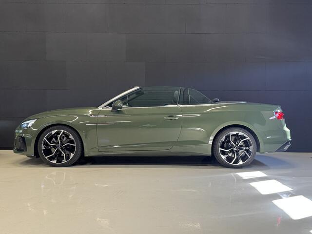 Audi A5 Cabriolet 35 TFSI 2x S-Line Automaat | District Green | Matrix Full LED | Carplay | Camera | Stoelverwarming