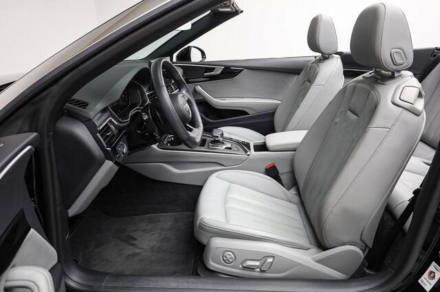 Audi A5 Cabriolet 40 TFSI Advanced ** MATRIX, VIRTUAL, LEDER, NEKVERW, MASSAGE, ACC, 18-inch LMV ** 1e EIG - UNFALLFREI ** ** INFORMEER OOK NAAR ONZE AANTREKKELIJKE FINANCIAL-LEASE TARIEVEN **