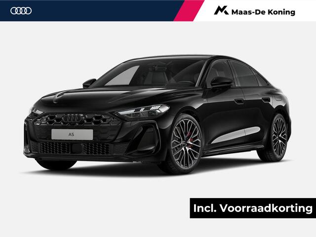 Audi A5 Limousine 2.0 e-hybrid quattro S edition 299 PK · Techniek pakket plus · Ambiente lichtpakket pro · Optiekpakket zwart-glanzend