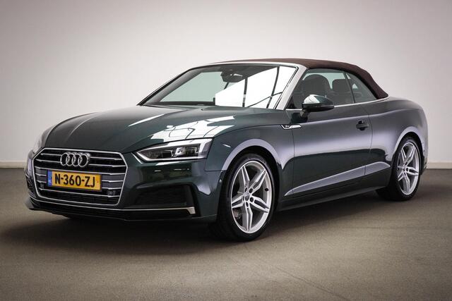 Audi A5 Cabriolet 2.0 TFSI MHEV Design Pro Line Plus | LEDER | STUURVERWARMING | DAB | CAMERA | TREKHAAK | 19"