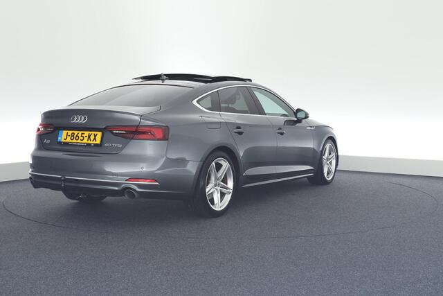 Audi A5 Sportback 40 TFSI 190pk 2x S-Line Trekhaak Panoramadak Stoelverwarming Virtual Cockpit Stuurverwarming Navigatie