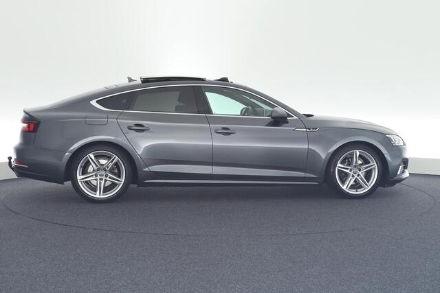 Audi A5 Sportback 40 TFSI 190pk 2x S-Line Trekhaak Panoramadak Stoelverwarming Virtual Cockpit Stuurverwarming Navigatie