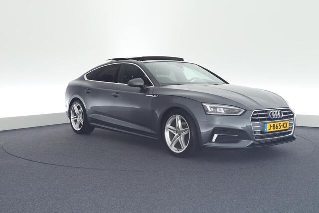 Audi A5 Sportback 40 TFSI 190pk 2x S-Line Trekhaak Panoramadak Stoelverwarming Virtual Cockpit Stuurverwarming Navigatie