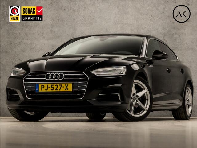 Audi A5 Sportback 2.0 TFSI Sport Automaat 191Pk (NAVIGATIE, CLIMATE, PLAT STUUR, SPORTSTOELEN, GETINT GLAS, LM VELGEN, NIEUWE APK, NIEUWSTAAT)