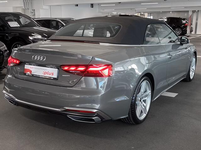 Audi A5 Cabriolet 40 TFSI Quattro S-LINE ** MATRIX, VIRTUAL, LEDER, MEM, 19-inch LMV, NEKVERW, WINTER ** 1e EIG - UNFALLFREI ** ** INFORMEER OOK NAAR ONZE AANTREKKELIJKE FINANCIAL-LEASE TARIEVEN **