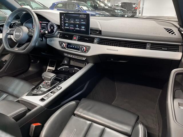 Audi A5 Cabriolet 40 TFSI Quattro S-LINE ** MATRIX, VIRTUAL, LEDER, MEM, 19-inch LMV, NEKVERW, WINTER ** 1e EIG - UNFALLFREI ** ** INFORMEER OOK NAAR ONZE AANTREKKELIJKE FINANCIAL-LEASE TARIEVEN **