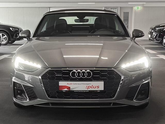Audi A5 Cabriolet 40 TFSI Quattro S-LINE ** MATRIX, VIRTUAL, LEDER, MEM, 19-inch LMV, NEKVERW, WINTER ** 1e EIG - UNFALLFREI ** ** INFORMEER OOK NAAR ONZE AANTREKKELIJKE FINANCIAL-LEASE TARIEVEN **