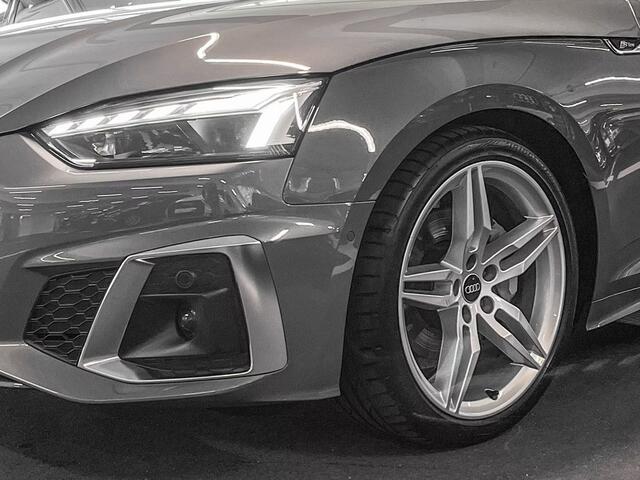 Audi A5 Cabriolet 40 TFSI Quattro S-LINE ** MATRIX, VIRTUAL, LEDER, MEM, 19-inch LMV, NEKVERW, WINTER ** 1e EIG - UNFALLFREI ** ** INFORMEER OOK NAAR ONZE AANTREKKELIJKE FINANCIAL-LEASE TARIEVEN **