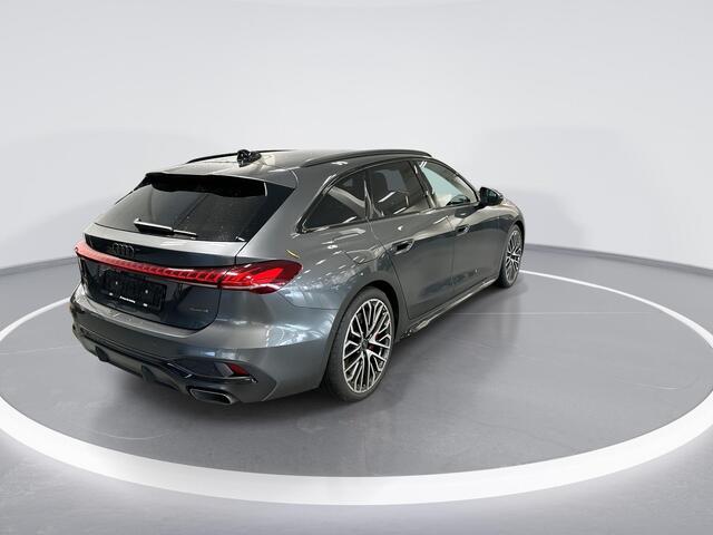 Audi A5 Avant 2.0 e-hybrid 367pk Quattro S edition Competition · Glazendak · 360 Camera · Elek. Trekhaak · Elek. Voorstoelen · Keyless · 20'' Inch · Garantie t/m 26-06-2027