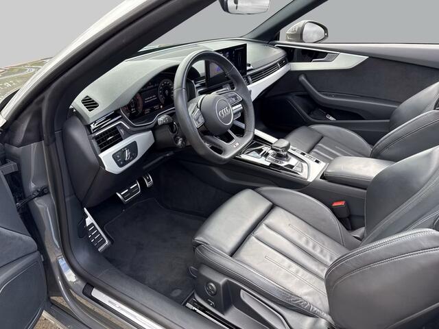 Audi A5 Cabriolet 40 TFSI S-LINE ** MATRIX, NAVI+, LEDER, TREKH, NEKVERW, 19-inch LMV, VIRTUAL ** 1e EIG - UNFALLFREI - ¤ 31.000,= onder NP ** ** INFORMEER OOK NAAR ONZE AANTREKKELIJKE FINANCIAL-LEASE TARIEVEN **