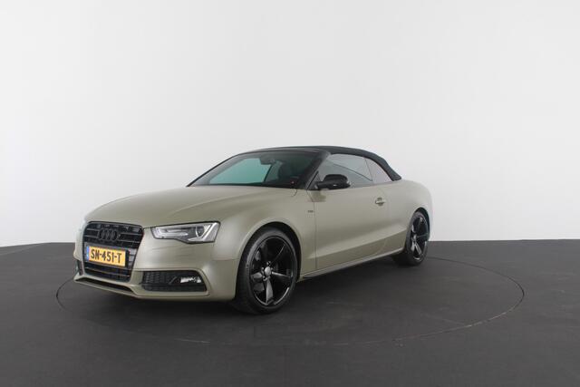 Audi A5 Cabriolet 1.8 TFSI S line > 177pk/Cabrio/Dark Green&black/Sportstoelen verwarmbaar...