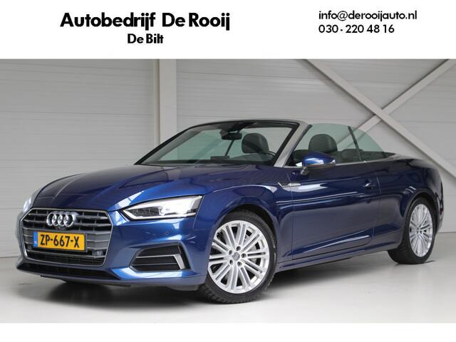 Audi A5 Cabriolet 2.0 TFSI 252PK Design Pro Line Plus Lederen bekleding | Climate Control | Navigatie | Stoelverwarming | Scarf