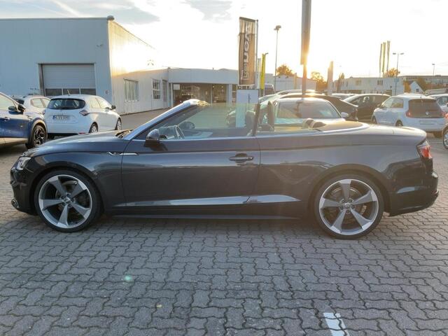 Audi A5 Cabriolet 40 TFSI S-LINE ** LED, VIRTUAL, LEDER, ACC, ALARM, ELECTR. ST, 20-inch LMV ** UNFALLFREI - Slechts 24.900km. ** ** INFORMEER OOK NAAR ONZE AANTREKKELIJKE FINANCIAL-LEASE TARIEVEN **