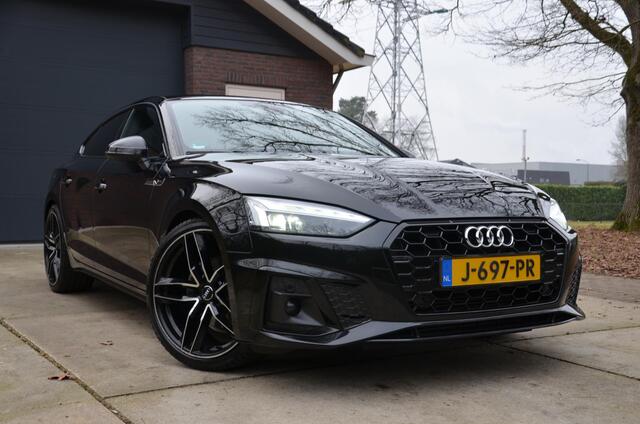 Audi A5 Sportback 40 TFSI S Line Edition Automaat/S-Line/Virtual-Cockpit/led/Navi/Ecc/Cr-Controle/Privacy-Glass/Panorama-Dak/Camera/Pdc/ Bang & Olufsen/Matrix LED koplampen