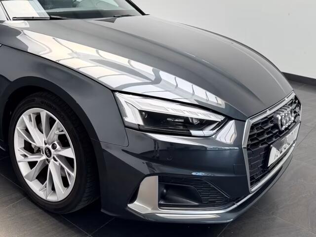 Audi A5 Cabriolet 40 Tfsi S-Tronic (150kW/204pk) ** MATRIX, LEDER, VIRTUAL, NEKVERW, 18-inch LMV, ADAPT. CRUISE ** 1e EIG - ¤ 24.700,= onder NP ** ** INFORMEER OOK NAAR ONZE AANTREKKELIJKE FINANCIAL-LEASE TARIEVEN **