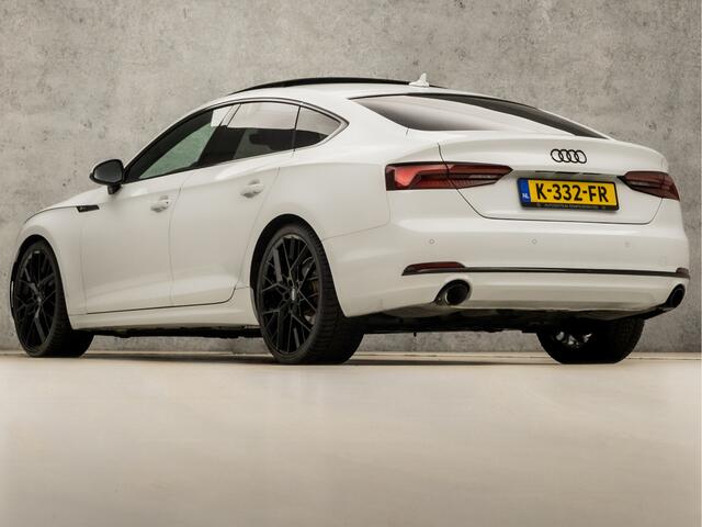 Audi A5 Sportback 40 TFSI S-Line Sport 191Pk Automaat (2X S-LINE, SCHUIFDAK, VIRTUAL COCKPIT, GROOT NAVI, SFEERVERLICHTING, STOELVERWARMING, GETINT GLAS, LED KOPLAMPEN, NIEUWSTAAT)