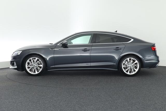 Audi A5 Sportback 35 TFSI 150pk S-Tronic Business Edition Leder Memory Stoelverwarming 360Camera Virtual Cockpit Navigatie