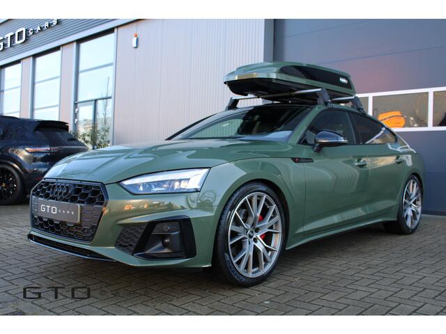 Audi A5 Sportback 40 TFSI S Edition; District Green/Bang & Olufsen/Pano/"RS" Stoelen