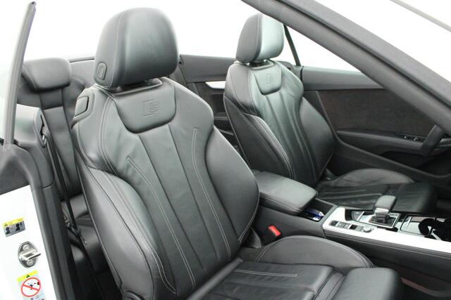 Audi A5 Cabriolet 35 TFSI 150pk S edition Nekverwarming Stoelverwarming Leder Virtual Cockpit Matrix Led 2x S-Line