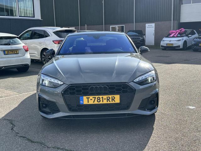 Audi A5 Coupé 40 TFSI S edition S LINE IN- EN EXTERIEUR | TOPSTAAT! | 20 INCH| LEER| CAMERA| STOELVERWARMING| MATRIX LED| QUANTUM GRIJS
