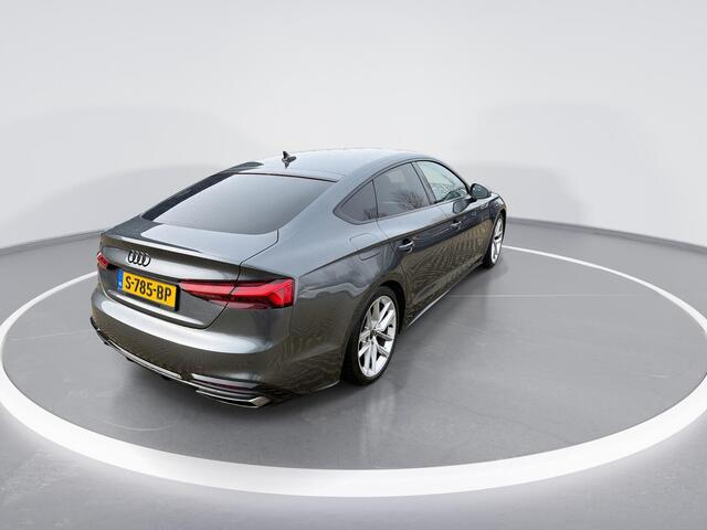 Audi A5 Sportback 35 TFSI 150pk S edition · Apple/Android Car Play · Trekhaak · Stoelverwarming · 18'' Velgen · Navigatie · Virtual Cockpit · Matrix LED ·