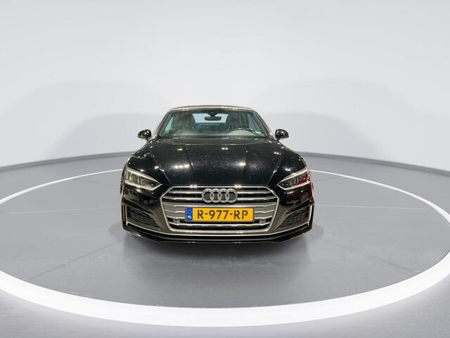 Audi A5 Cabriolet 40 TFSI 190pk S-tronic Design Pro Line Plus · Camera · Navigatie · Alarm Klasse 3 · P-Sensoren · Limiter · Stoelverwarming · Climatronic · Trekhaak · 19'' Inch ·