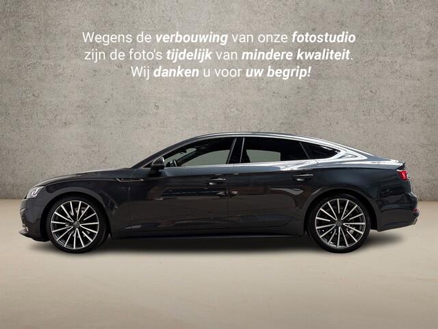 Audi A5 Sportback 35 TFSI S-Line Sport Automaat (2X S-LINE, APPLE CARPLAY, GROOT NAVI, CLIMATE, SPORTSTOELEN, LEDER, GETINT GLAS, PARKEERSENSOREN, NIEUWSTAAT)