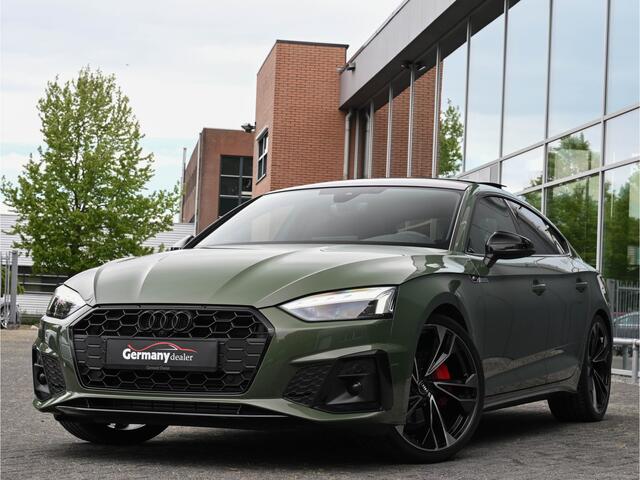Audi A5 Sportback 40Tfsi 204pk S-Line Black optic District-Green RS-Zetels Pano Virtual B&O