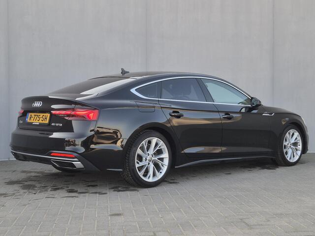 Audi A5 Sportback 40 TFSI Launch edition Sport / Facelift / Assitentie pakket Rijden / Assistentie pakket Parking / Trekgewicht 1500 kg / Elektrische achterklep / Stoelen met massage functie / Stoelverwarming / Adaptief cruise control / Achteruitrijcamera / Keyle