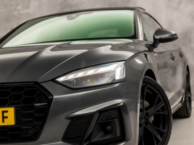 Audi A5 Sportback 40 TFSI S-Line Sport 204Pk Automaat (PANORAMADAK, 1e EIGENAAR, BANG&OLUFSEN, HEAD-UP DISPLAY, 360 CAMERA, MATRIX LED, STOELVERWARMING ACHTER, ADAPTIVE CRUISE, SFEERVERLICHTING, STUURWIEL VERWARMD, NIEUWSTAAT)