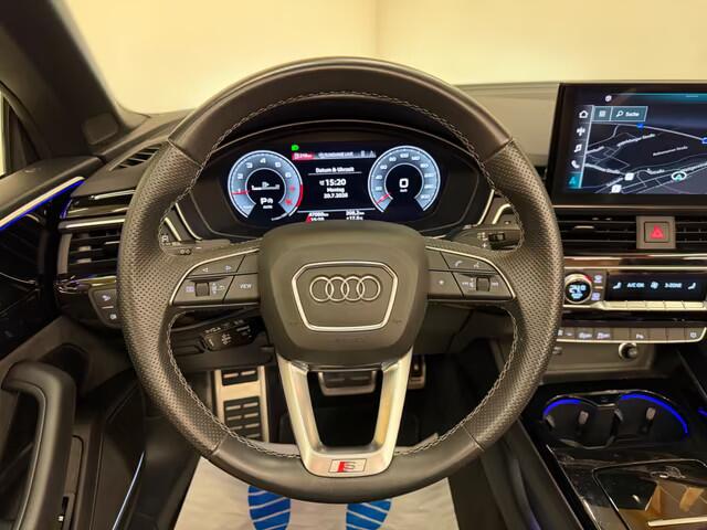 Audi A5 Cabriolet 45 TFSI Quattro S-LINE ** LED, LEDER, VIRTUAL, NEKVERW, ACC, KEYLESS, 20-inch LMV ** UNFALLFREI - AUDI ONDERH ** ** INFORMEER OOK NAAR ONZE AANTREKKELIJKE FINANCIAL-LEASE TARIEVEN **