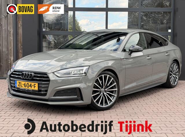 Audi A5 Sportback 35 TFSI Sport S-line edition | LED | Zwart optiek | Trekhaak | Sportstoelen | PDC | Keyless | Navi | Elek. achterklep | Afgevlakt stuur |