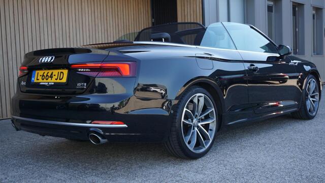 Audi A5 Cabriolet 2.0 TFSI 252pk Quattro HUD 360-View Trekhaak Leder/Alcantara 19inch LM Keyless Nekverwarming Virtual Cockpit *1700kg Trekgewicht*