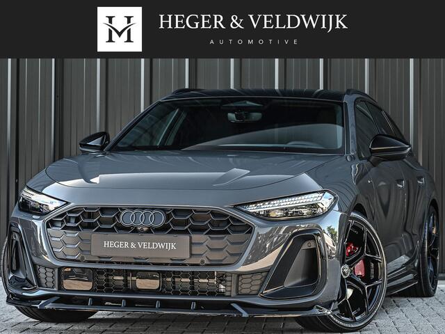 Audi A5 Avant 2.0 e-hybrid quattro S edition Competition | Nimbus grey | 367pk | S-Seats | Panoramadak | B&O Sound | Head-Up | 360 Camera | Adaptive Cruise | Trekhaak | Passagiers display |