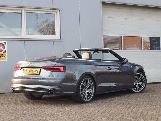 Audi A5 Cabriolet 2.0 TFSI Sport Pro Line S / Stoel & Nek verw. / B&O audio / Massage / Leder / Adaptive Cruise