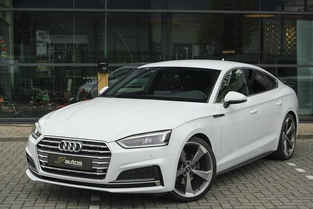Audi A5 Sportback 2.0 TFSI 190pk S-line Carplay 20" LMV Rotor Leder Sportstoelen Led Stoelverwarming