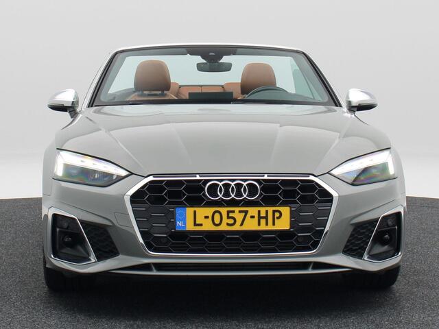 Audi A5 Cabriolet 40 TFSi 190 Pk Automaat S-Line | B&O Audio | Nekverwarming | 19 Inch | Trekhaak | Leder | Camera | 86.642 Km!!