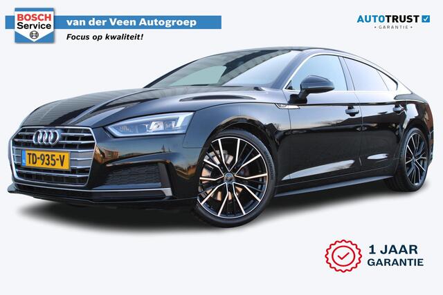 Audi A5 Sportback 1.4 TFSI Sport S-line Edition | Incl. 12 maanden garantie | Navigatie | Cruise control | Climate control | Elektrische achterklep | LED koplampen | Parkeersensoren | Zwarte hemel |