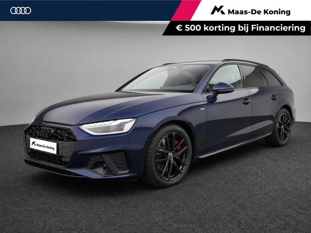 Audi A5 Avant 2.0 e-hybrid 367pk quattro S edition Competition · Trekhaak · 360 Camera · B&O Audio · Elek. Voorstoel · Head-Up · Dodehoek Detectie · 19'' Inch · Garantie t/m 03-10-2030 of 100.000km