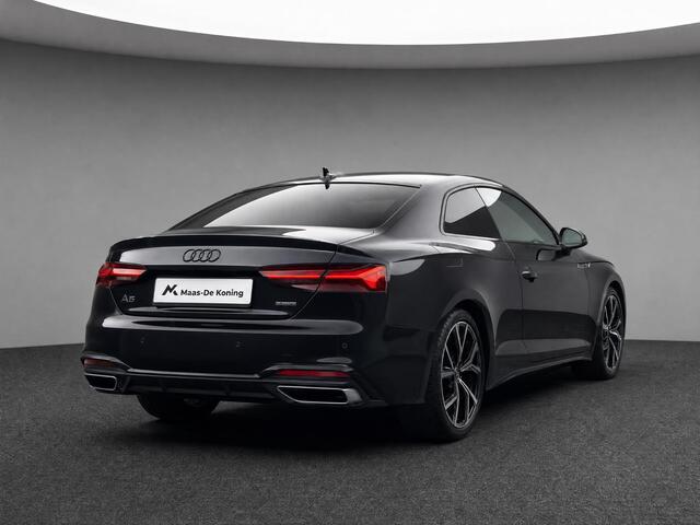Audi A5 Coupé 40 TFSI quattro 204pk S edition · Camera · Matrix LED · Elek. Voorstoelen + Massage · Optiekpakket Zwart · Apple/Android Car Play · Sfeerverlichting ·