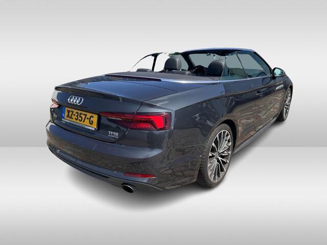 Audi A5 Cabriolet 2.0 TFSI MHEV quattro Design Pro Line Plus / 360Camera / Head-up / Keyless / Windscherm / Virtual Cockpit / 19'' / Leer&Alcantara / Nekverwarming / Stoelverwarming / Dodehoek / Cruise Control