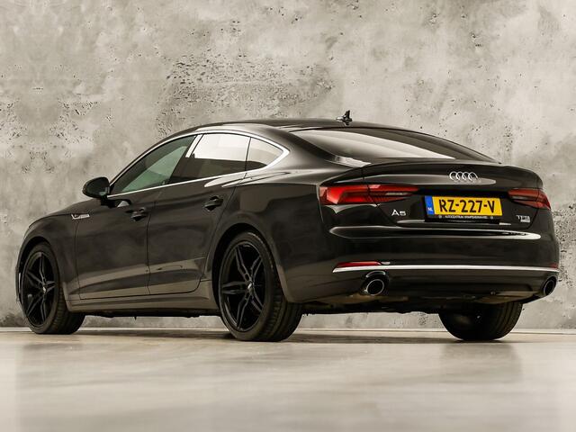 Audi A5 Sportback 2.0 TFSI S-Line Sport 190Pk Automaat (2X S-LINE, VIRTUAL COCKPIT, GROOT NAVI, PLAT SPORTSTUUR, LEDER, STOELVERWARMING, SPORTSTOELEN, GETINT GLAS, PARKEERSENSOREN, NIEUWSTAAT)
