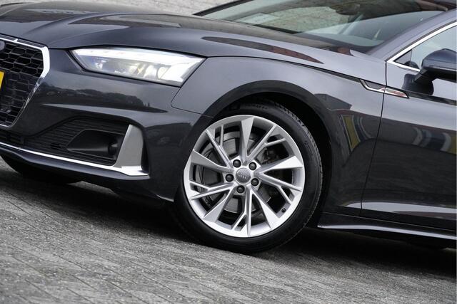 Audi A5 Sportback 35 TFSI 150PK! Automaat 5drs Business Edition BJ2021 Lmv 18" | Led V+A | Dynamische knipperlichten | Pdc | Elek. achterklep | App-Connect | Navi | Virtual cockpit | Climate control | Cruise control | Sportstoelen | Extra getint glas
