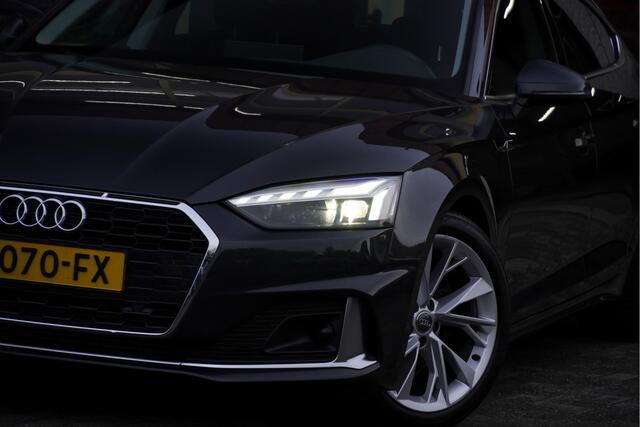 Audi A5 Sportback 35 TFSI 150PK! Automaat 5drs Business Edition BJ2021 Lmv 18" | Led V+A | Dynamische knipperlichten | Pdc | Elek. achterklep | App-Connect | Navi | Virtual cockpit | Climate control | Cruise control | Sportstoelen | Extra getint glas