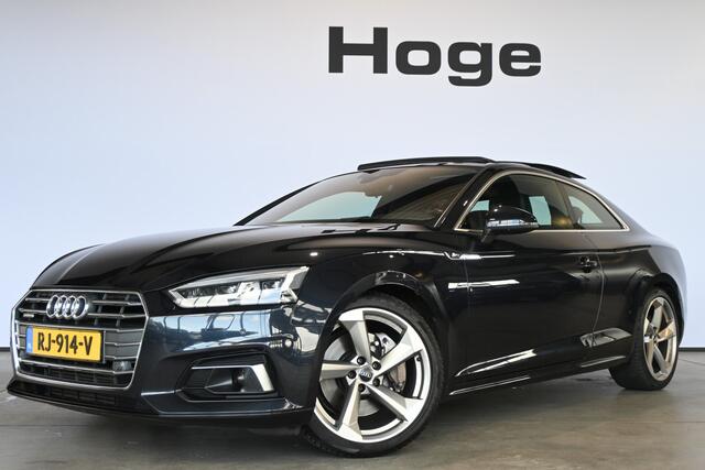 Audi A5 Coupé 2.0 TFSI Quattro Sport S-line Clima Panoramadak LED Adaptieve cruise B&O Navigatie 100% Onderhouden Inruil mogelijk