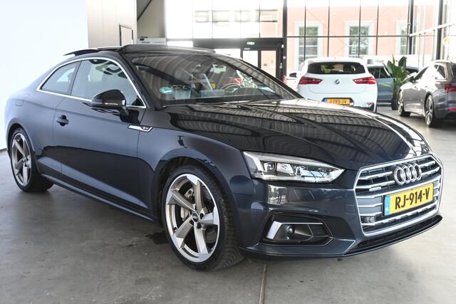 Audi A5 Coupé 2.0 TFSI Quattro Sport S-line Clima Panoramadak LED Adaptieve cruise B&O Navigatie 100% Onderhouden Inruil mogelijk