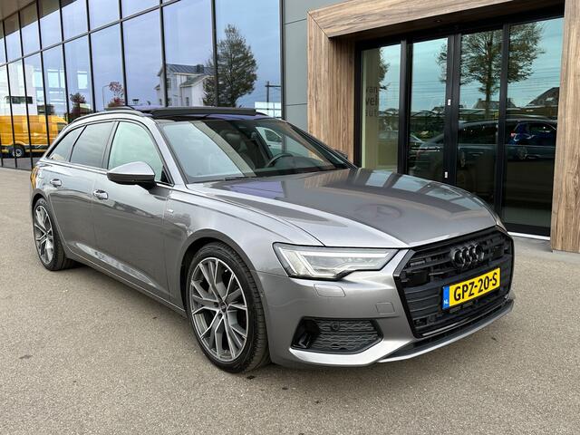 Audi A6 Avant 55 TFSI 340pk quattro S-line | Panoramadak | Trekhaak | 20 inch | Zwart optiek | Camera | Incl. 1 jaar Bovag garantie